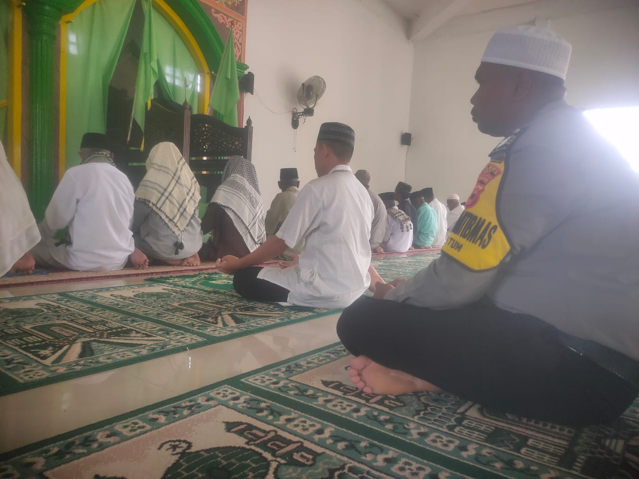 Jumat Keliling, Brigpol Wailisahalong Sambangi Desa Bemo