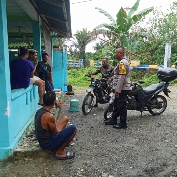 Bhabinkamtibmas Kelurahan Pandan Kasturi Laksanakan Sambang di Kapaha