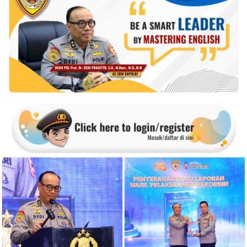 Tingkatkan Kemampuan Bahasa Inggris Personel, SSDM Polri Luncurkan Aplikasi _Digital Police English Training_