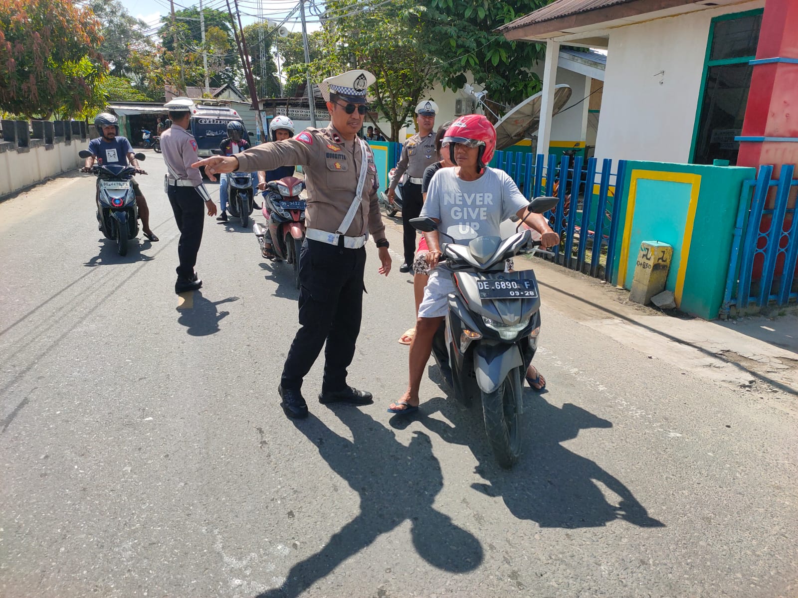 Polres Kepulauan Aru Laksanakan Operasi Zebra Tindak Pelanggaran Meningkatkan.