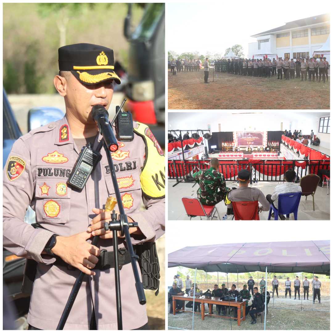 Kapolres MBD Terjunkan 102 Personil Amankan Debat Publik Pertama Paslon Bupati dan Wakil Bupati MBD Tahun 2024