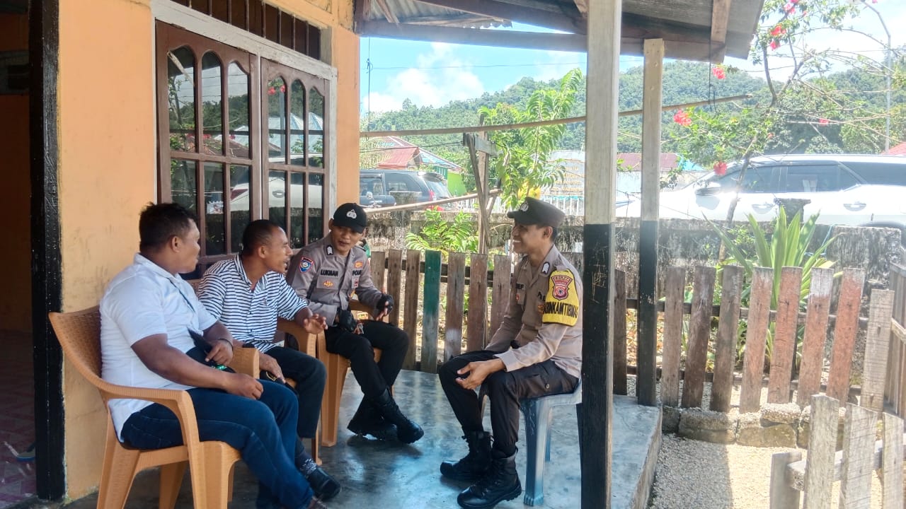 Bhabinkamtibmas Desa Wamsisi laksanakan Cooling System Dalam Rangka Pemilukada Aman dan Damai di Kab. Buru Selatan.