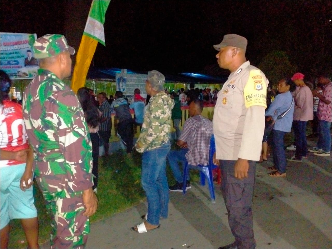 Pengamanan Giat Makan Patita Peserta Koinonia Jemaat GPM Tuhaha