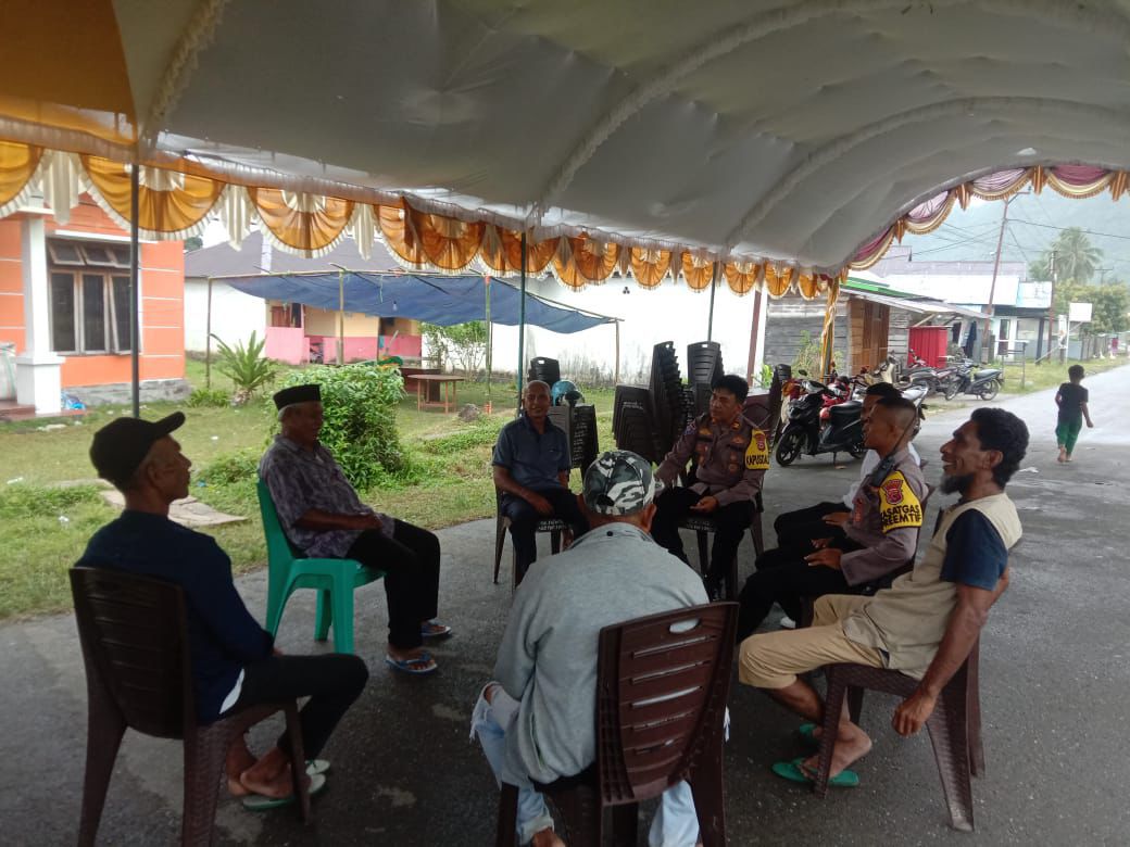 Cooling System, Sat Binmas Polres Buru Selatan Edukasi Masyarakat Soal Kamtibmas