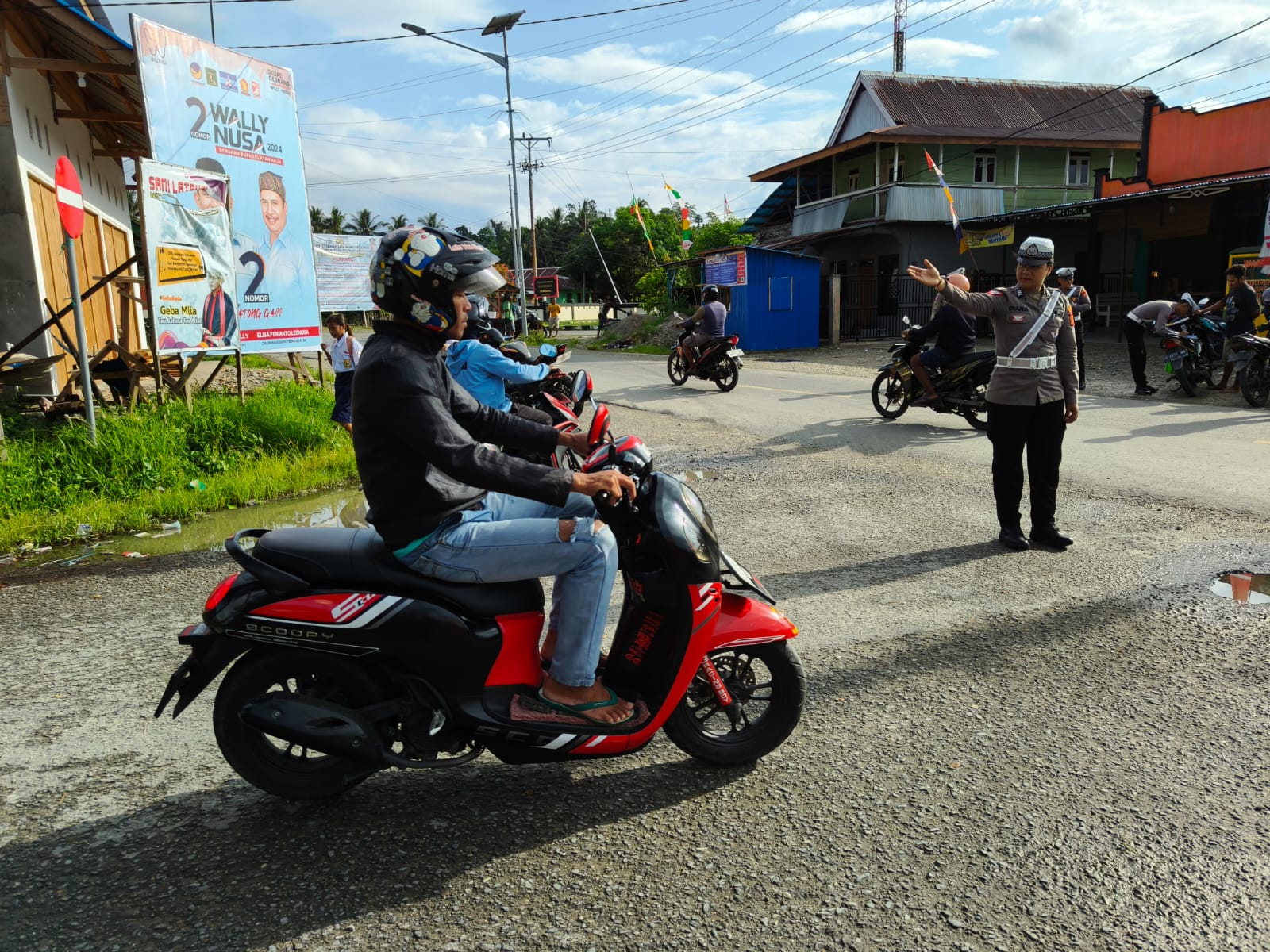 Operasi Zebra Salawaku 2024, Sat Lantas Polres Buru Selatan Ajak Masyarakat Tertib Berlalulintas