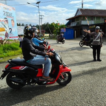 Operasi Zebra Salawaku 2024, Sat Lantas Polres Buru Selatan Ajak Masyarakat Tertib Berlalulintas