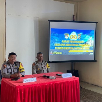 olres Buru Selatan Melaksanakan Kegiatan Rapat Penyusunan Rencana Kebutuhan, Tahun Anggaran 2026 Satker Polres Buru Selatan