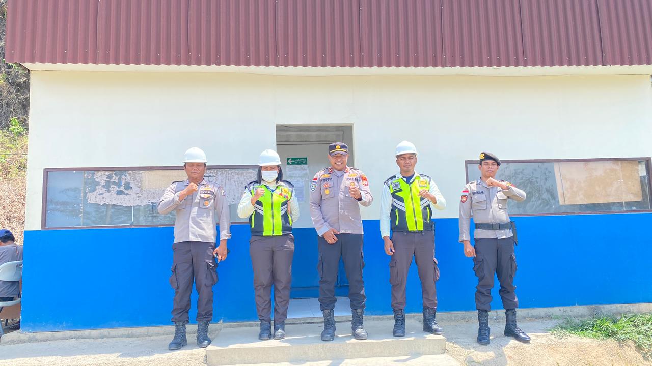 Kapolsek Wetar Optimalkan Pembinaan Polsus Pada Areal Obvit Perusahaan BTR Wetar