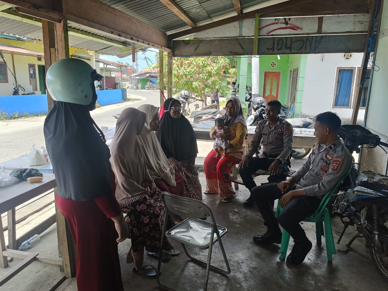 Sat Binmas Polres Buru Selatan Rutin Melaksanakan Giat Colling Sistem Guna Wujudkan Pilkadan Yang Aman Dan Damai