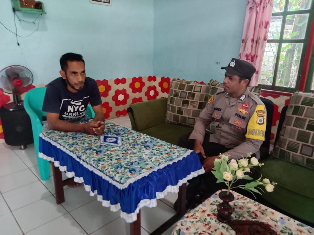 Kunjungan Serta Himbauan Kamtibmas Terhadap Warga Masyarakat di Ohoi/Desa Somlain, Kec. Kei Kecil Barat, Kab. Malra