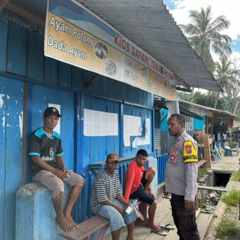 Bhabinkamtibmas Polres Buru Selatan Laksanakan Cooling System