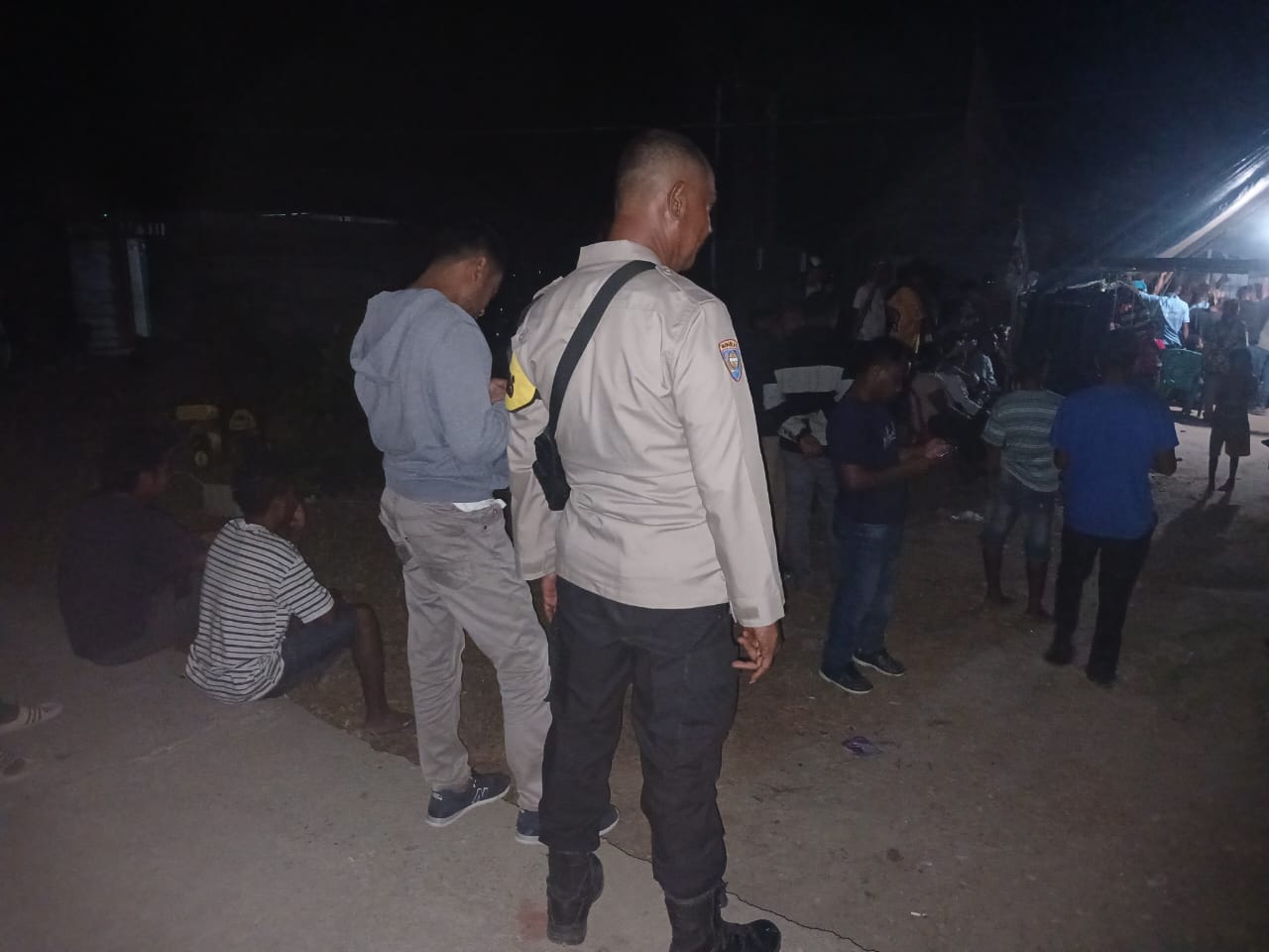 Polres Buru Lakukan Pengamanan Tahapan Kampanye di Kecamatan Air Buaya