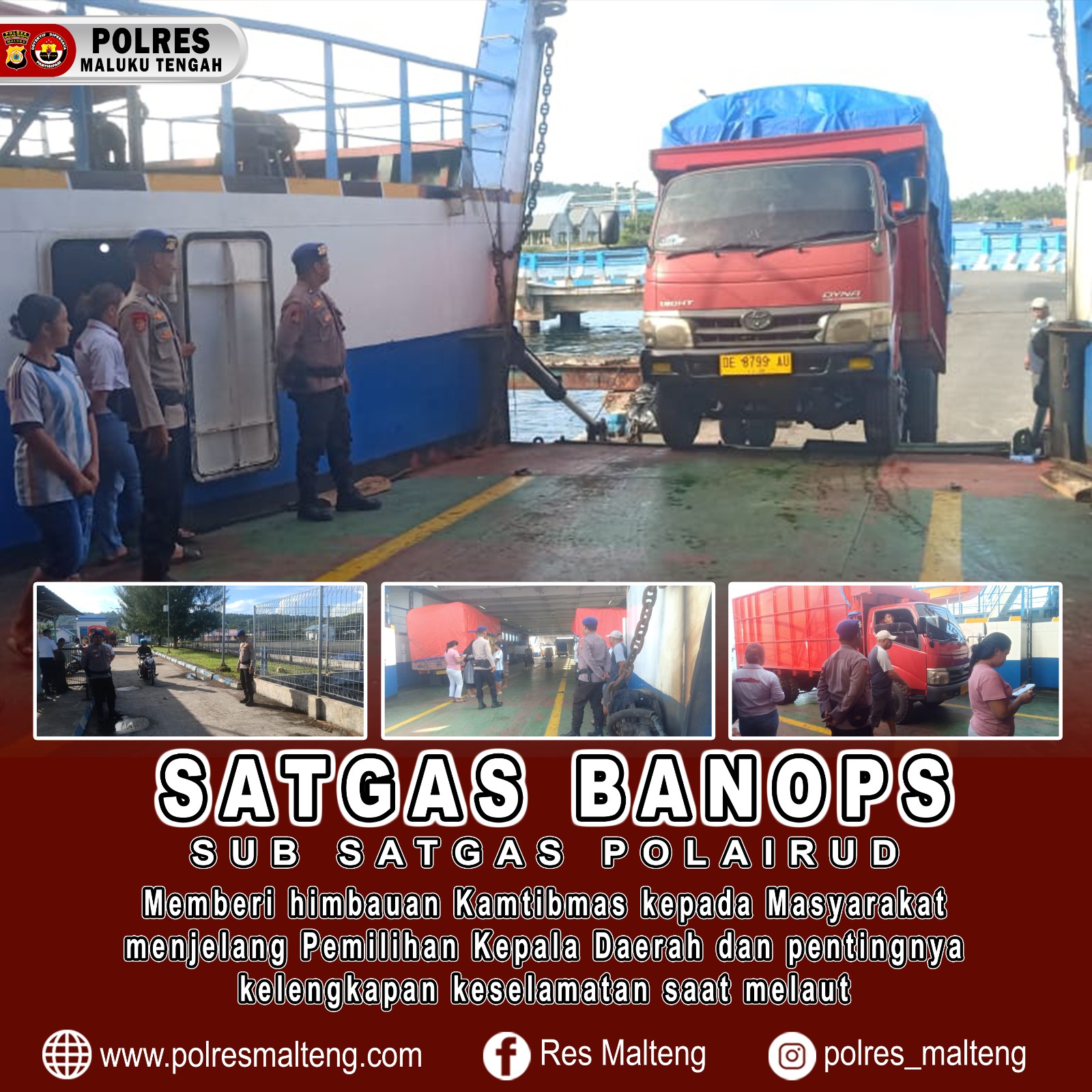 kembali Subsatgas Polairud OMP Salawaku 2024 Patroli Di Pelabuhan