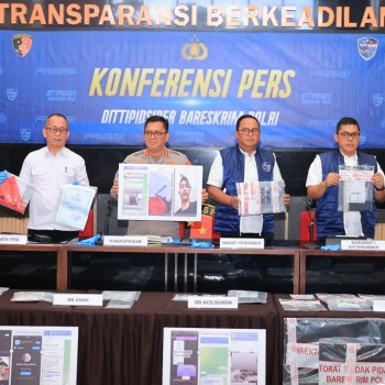 Polri Amankan Tersangka Pengelola Situs Penyebar Video Porno Anak