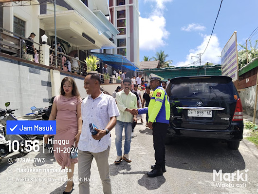 Jamin rasa aman, Sat Lantas Polres Kepulauan Tanimbar amankan Misa dan Ibadah Minggu di sejumlah Gereja