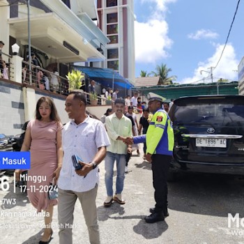 Jamin rasa aman, Sat Lantas Polres Kepulauan Tanimbar amankan Misa dan Ibadah Minggu di sejumlah Gereja