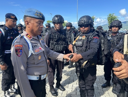 217 Pasukan BKO Polda Maluku akan Digeser Amankan Pilkada Tual dan Malra