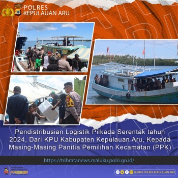 Pendistribusian Logistik Pemilihan Kepala Daerah Serentak Tahun 2024.