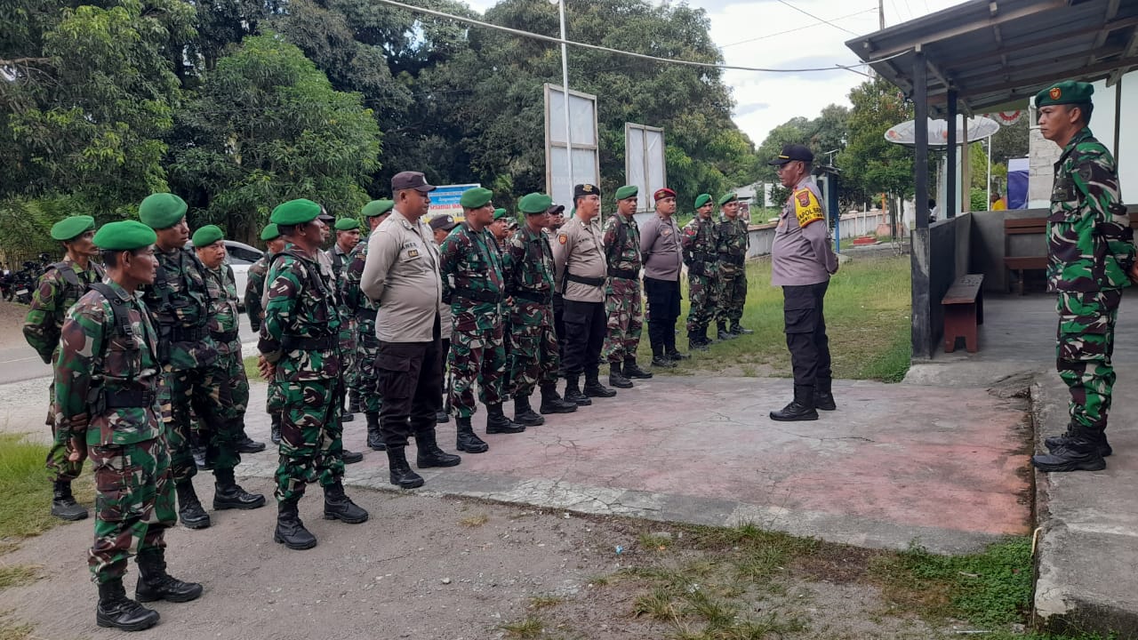 Apel Siaga Gabungan Kolaborasi Polri dan TNI Untuk Menjaga Stabilitas Keamanan Pilkada Serentak