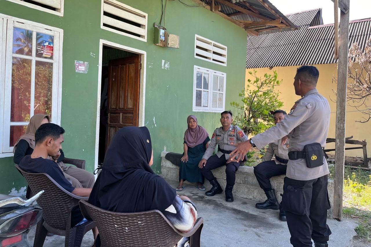 Sat Binmas Polres Buru Selatan Laksanakan Cooling System Pasca Pencoblosan, Ciptakan Situasi Kondusif di Kabupaten Buru Selatan