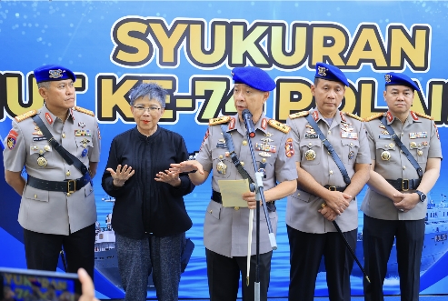 Polairud Baharkam Polri Rayakan HUT ke-74 dengan Semangat Mengamankan Sumber Daya Kelautan