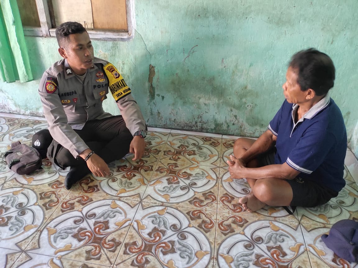 Lewat DDS Bhabinkamtibmas Sampaikan Himbauan Kamtibmas Pada Warga Binaanya