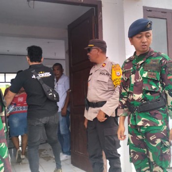 Kolaborasi TNI Polri di Kepulauan Tanimbar amankan pleno KPU