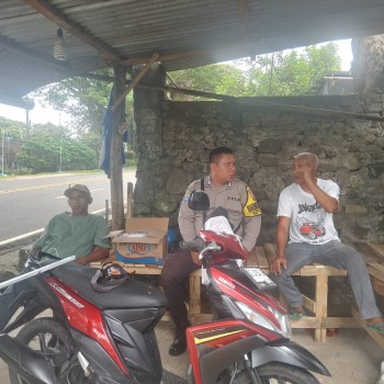 BHABINKAMTIBMAS NEGERI HALONG LAKUKAN GIAT DDS UNTUK MENJAGA KAMTIBMAS