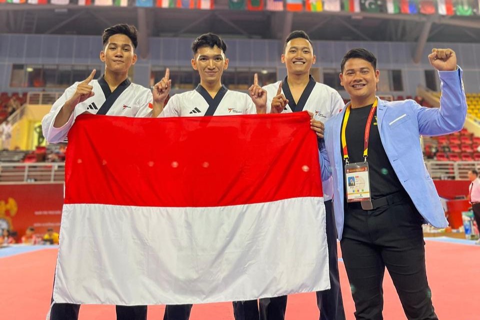 Tim Taekwondo Polri Sabet 7 Emas di Kejuaraan Terbuka Quang Ninh Negara Vietnam