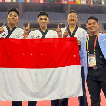 Tim Taekwondo Polri Sabet 7 Emas di Kejuaraan Terbuka Quang Ninh Negara Vietnam