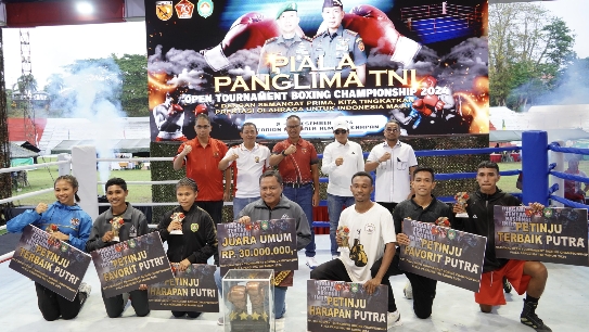 Wakapolda Maluku Apresiasi Kodam XV/Pattimura Selenggarakan Open Tournament Boxing Championship Piala Panglima TNI di Ambon