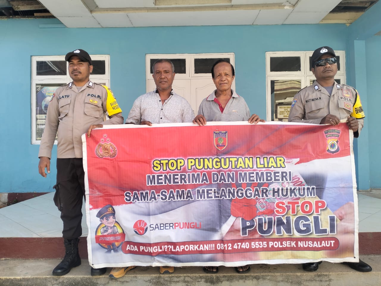 Polsek Nusalaut Gelar Himbauan 