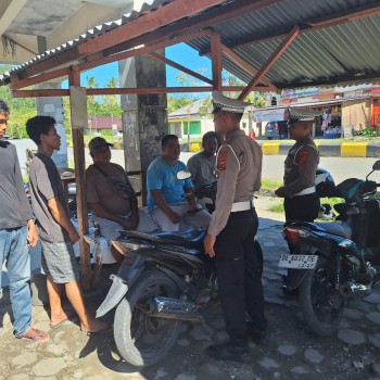 Satuan Lalu Lintas Polres Buru Selatan Melaksanakan kegiatan dikmas Lantas
