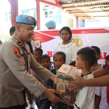Wujudkan kepedulian terhadap sesama, Sipropam Polres Kepulauan Tanimbar gelar Bakti Sosial