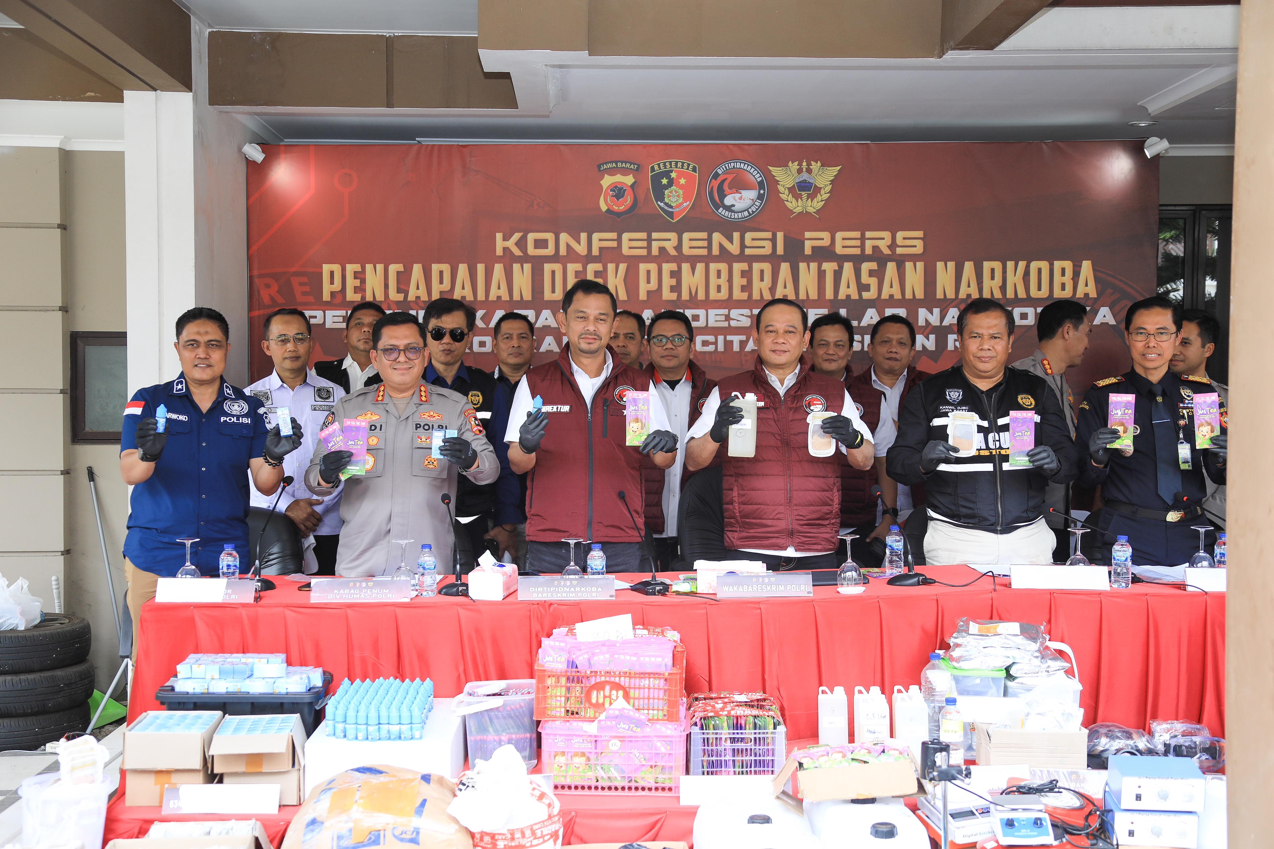 Bareskrim Ungkap Jaringan Narkoba Internasional, Selamatkan 9 Juta Jiwa