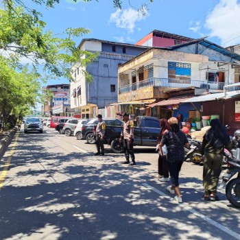 Polisi Beri Pengamanan dan Himbauan Kamtibmas dalam Konser Amal Kwartir Sirimau dan KPMM Kota Ambon
