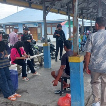 Pasca Pemilukada 2024, Polres Buru Laksanakan Patroli Cipta Kondisi di Pelabuhan Merah Putih Namlea