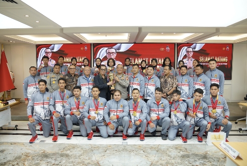 Catatan Emas Tim Taekwondo Garbha Presisi, Jadi Juara umum 2 di Asian Police Championship Open 2024