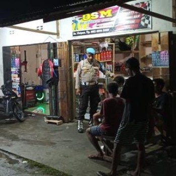 Jelang Natal Dan Tahun Baru, Polsek Piru Intensifkan Patroli Malam.