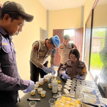 Pastikan Personel bebas dari Narkoba, Polres Kepulauan Tanimbar gelar tes urine