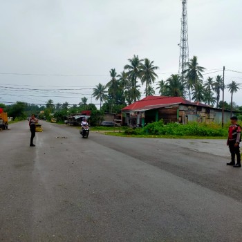 Sat Samapta Polres Buru Selatan Gelar Pengaturan Lalu Lintas di Pagi Hari