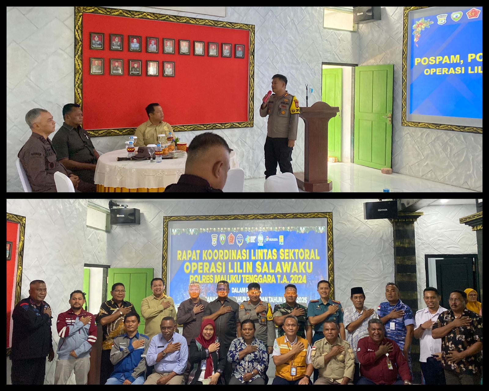 Polres Malra Gelar Rakor Lintas Sektoral Dalam Rangka Pengamanan Natal 2024 dan Tahun Baru 2025