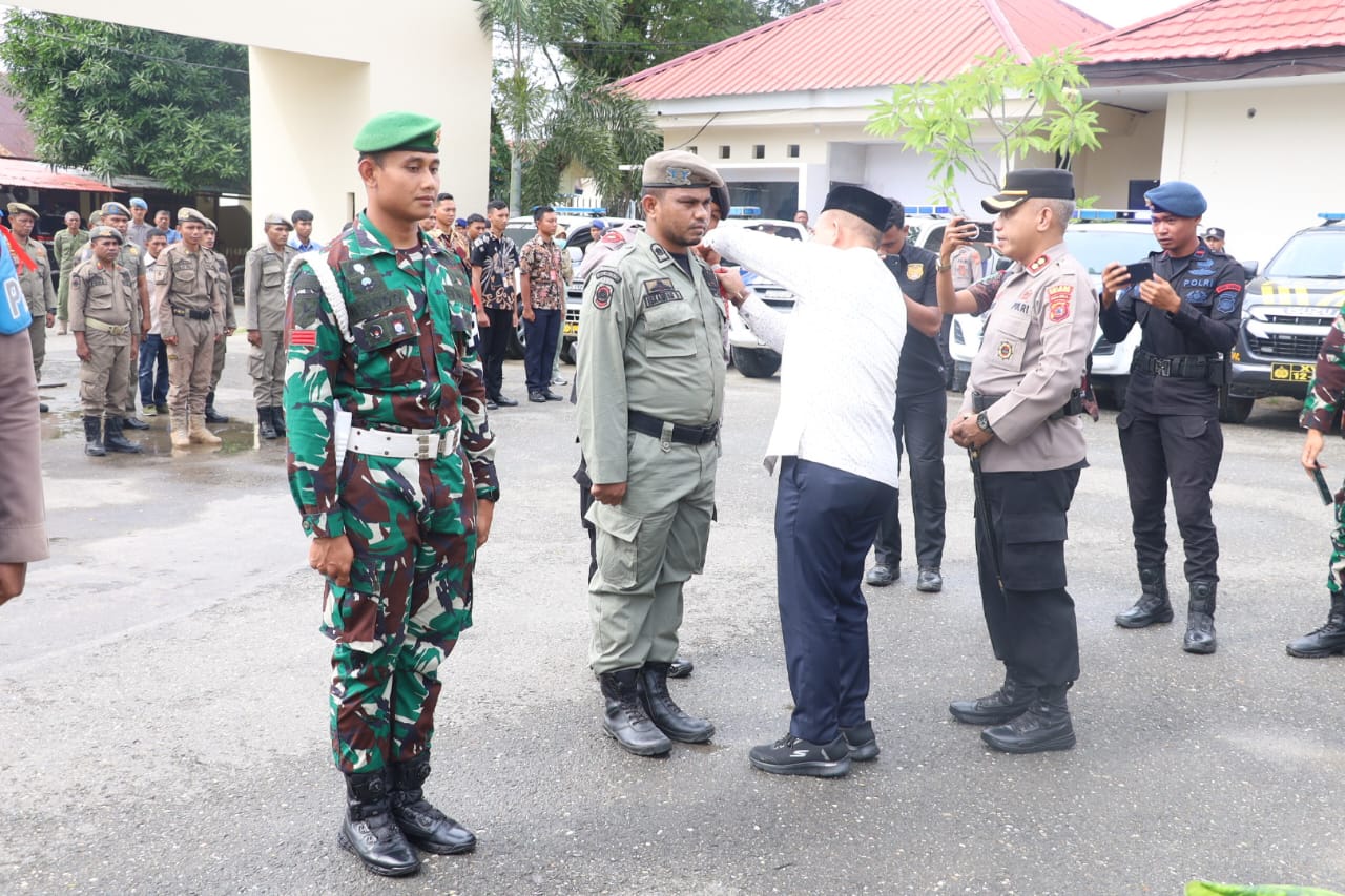 Polres Buru Selatan Gelar Apel Pasukan Operasi Lilin Salawaku 2024, Kesiapan Pengamanan Natal dan Tahun Baru 2025