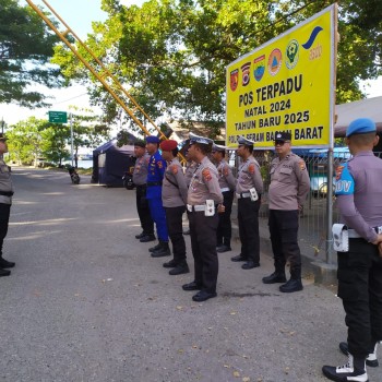 Libur Nataru, Pengamanan Pos Terpadu Pelabuhan ASDP Waipirit Diperketat