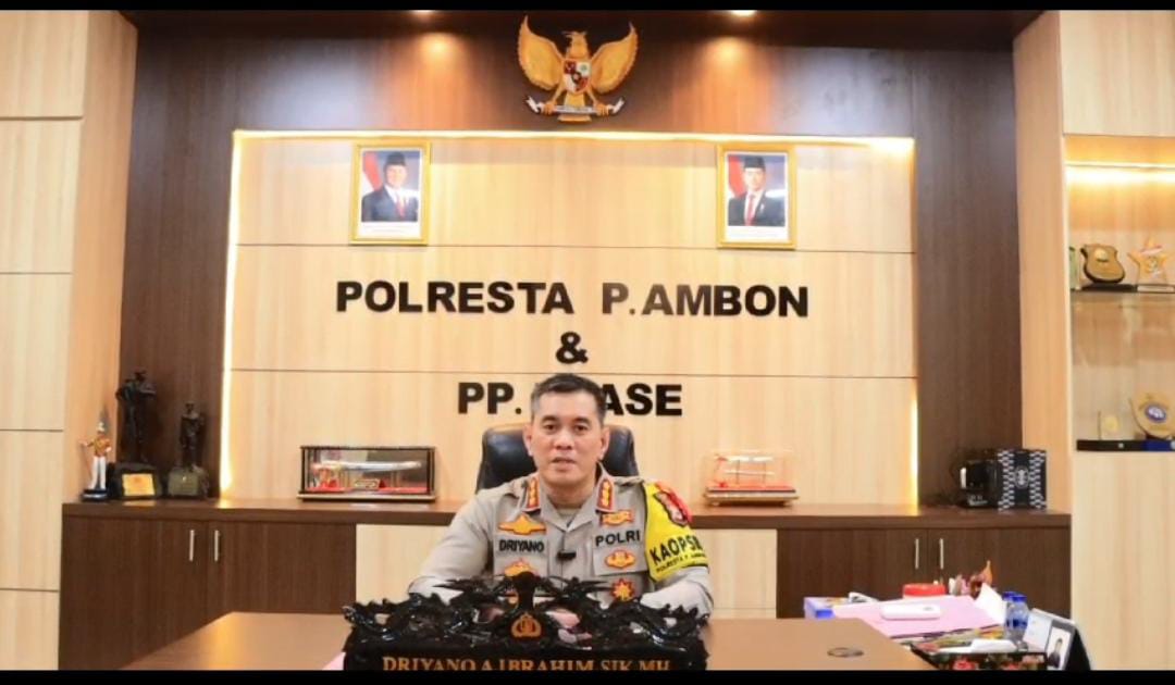 Polresta Ambon Tindak Oknum Anggota Aniaya Warga Ambon, Kapolresta Pulau Ambon dan Pp Lease, Kombes Pol Driyano Andri Ibrahim tak diam.