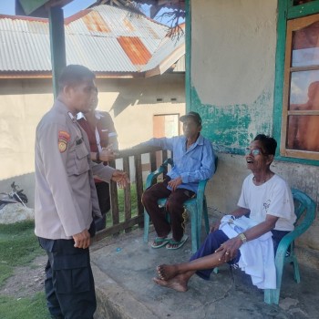 Sambang, Cara Bhabinkamtibmas Polsek Kepala Madan Untuk Menciptakan Kamtibmas Yang Kondusif Menjelang Nataru