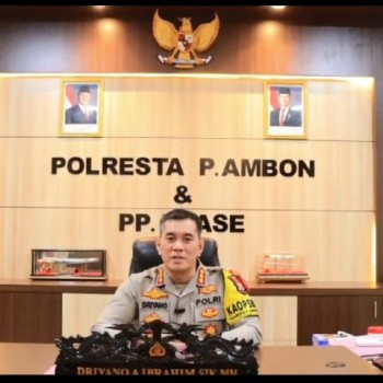 Polresta Ambon Tindak Oknum Anggota Aniaya Warga Ambon, Kapolresta Pulau Ambon dan Pp Lease, Kombes Pol Driyano Andri Ibrahim tak diam.