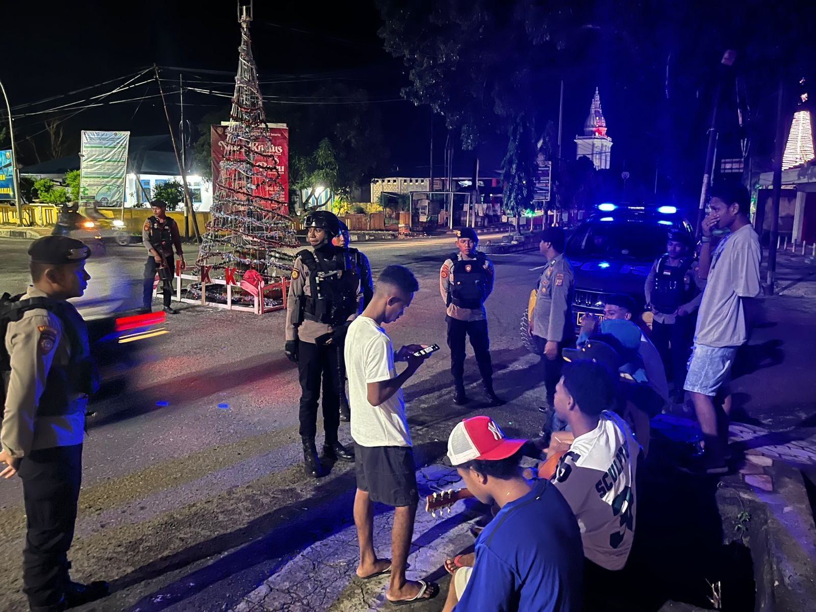 Patroli cipta Kondisi Menjelang Malam Tahun Baru 2025.
