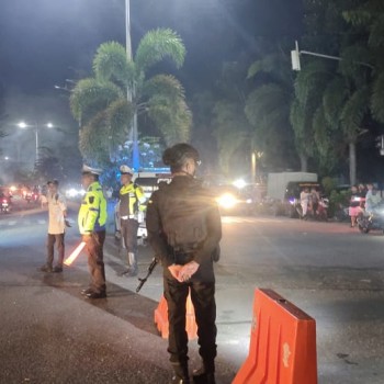 Malam pergantian tahun di ibu kota kabupaten Maluku Tengah (Malteng ) Masohi aman, lancar dan kondusif