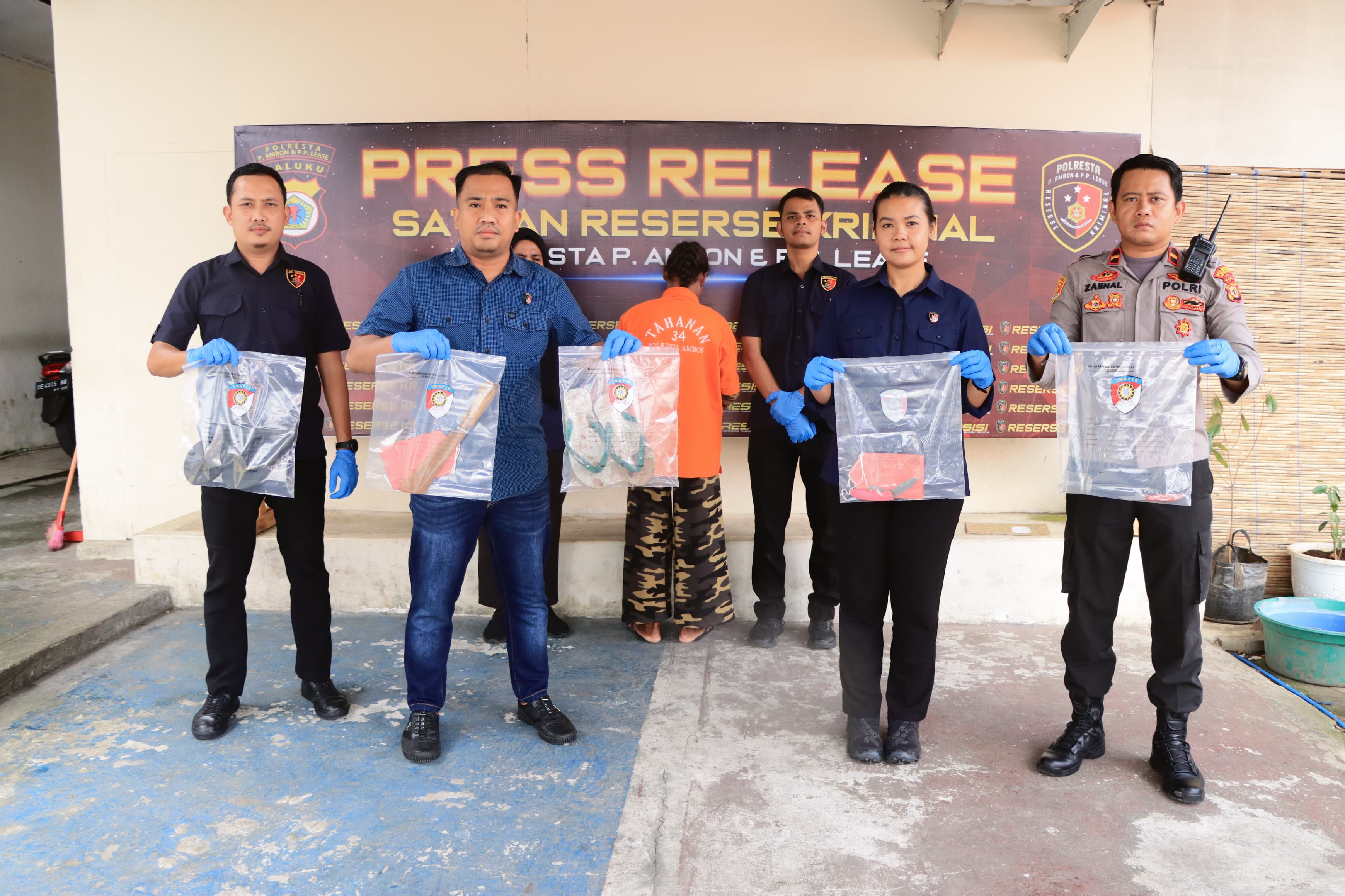Polresta Ambon Tangkap Pelaku Pembunuhan